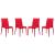 Mace Outdoor Polypropylene Dining Chair (Set of 4)