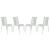Mace Outdoor Polypropylene Dining Chair (Set of 4)