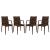 Mace Outdoor Polypropylene Dining Arm Chair (Set of 4)