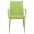 Mace Outdoor Polypropylene Dining Arm Chair (Set of 4)