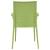 Mace Outdoor Polypropylene Dining Arm Chair (Set of 4)