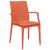 Mace Outdoor Polypropylene Dining Arm Chair