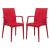Mace Outdoor Polypropylene Dining Arm Chair (Set of 2)