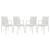 Mace Outdoor Polypropylene Dining Arm Chair (Set of 4)