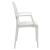 Mace Outdoor Polypropylene Dining Arm Chair (Set of 4)