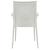 Mace Outdoor Polypropylene Dining Arm Chair (Set of 2)