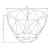 Malibu Large Octagon Glass Coffee Table
