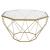 Malibu Octagon Glass Coffee Table