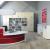 Basic Office Storage System w/2 Cabinets, 2 Bookcases & 1 Half-Bookcase