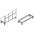 Standard Office Locker Storage Cabinet w/3 Lockable Doors