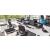 YAN_C MFC Top Office 2-Desk Bench w/Managerial Side Storage