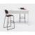 MDD Rectangular Office High Table w/Panel Legs