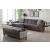 Tahoe Fabric Storage Sleeper Reversible L-Shaped Sectional Sofa