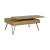 Fanning Wood Veneer Lift Top Storage Coffee Table