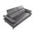 Mercer Leather/PVC Sofa w/Motion Headrests