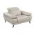 Mercer Leather/PVC Armchair w/Motion Headrest