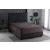 Merlot Red Fabric Hybrid Firm King Size Mattress