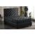 Merlot Blue Fabric Hybrid Firm Queen Size Mattress