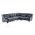 Merw L-Shaped Chenille Sectional
