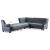 Merw L-Shaped Chenille Sectional