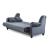 Merw Chenille Convertible Storage Loveseat
