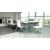 Arkitek Glass Rectangular Office Meeting Table