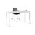 Colectiva Home Office Rectangular Desk, Depth 27 1/4