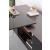 Longo Glass Top Office Single Desk w/Storage Cabinet Support