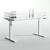 Mobility Step Melamine Sit-Stand Office Single Desk
