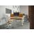 Mobility Step Melamine Sit-Stand Office Bench Desk