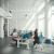 Mobility Step Melamine Sit-Stand Office Bench Desk