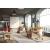 Mobility Step Melamine Sit-Stand Office Bench Desk
