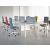 Prisma Melamine Rectangular 6 Person Office Desk