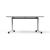 Talent Serie 300 Melamine Office Folding Table w/Castors