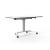 Talent Serie 500 Melamine Office Folding Sit-Stand Table w/Castors