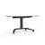 Talent Serie 500 Melamine Office Folding Sit-Stand Table w/Castors
