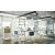Talent Serie 500 Melamine Office Folding Sit-Stand Table w/Castors