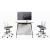 Twist Office Video Conference Table (without monitor)