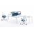 Vital Melamine Office Bench Desk w/Returns