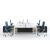 Vital Plus Spine Workspace for 4 Persons w/Storage Module