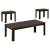 Elias Wood Veneer 3-piece Silhouette Occasional Table Set