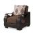 Metroplex Fabric/PU Convertible Sleeper Chair