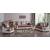 Metroplex Fabric/PU Convertible Living Room Set