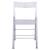 Menno Acrylic Folding Chair (Set of 4)