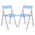Menno Acrylic Folding Chair (Set of 2)