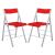 Menno Acrylic Folding Chair (Set of 2)