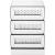 Modern Crystal 3 Drawers End Table, Composition 1