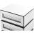 Modern Crystal 3 Drawers End Table, Composition 1