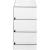 Modern Crystal 3 Drawers End Table, Composition 1