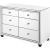 Modern Crystal 6 Drawers Cabinet
